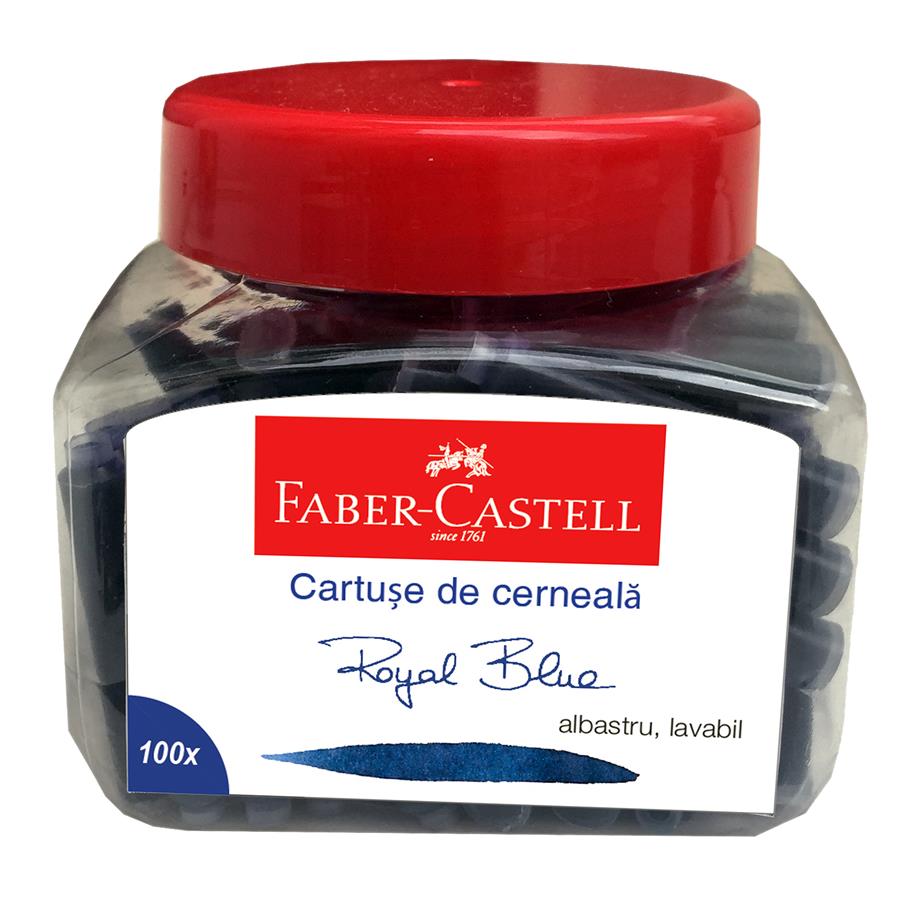 CARTUSE CERNEALA MICI ALBASTRE 100BUC/BORCAN FABER-CASTELL CARTUSE CERNEALA MICI ALBASTRE 100BUC/BORCAN FABER-CASTELL